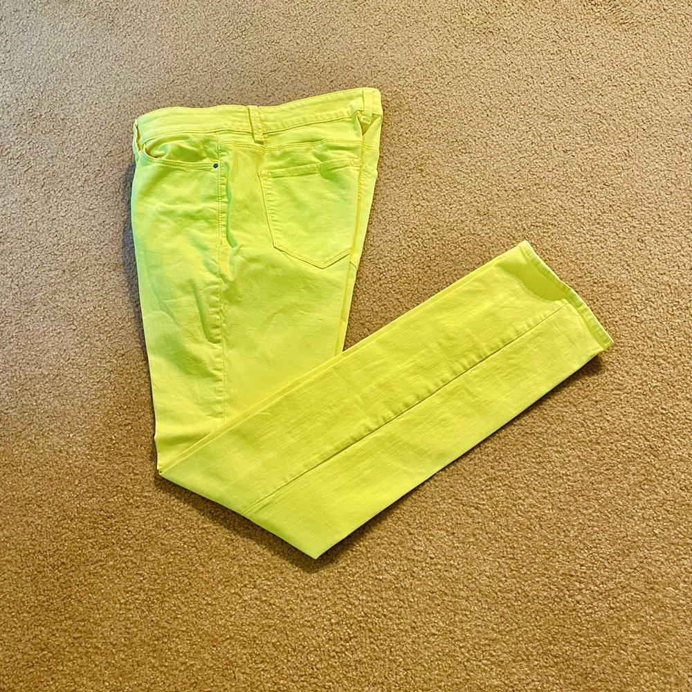 Ann Taylor Yellow Modern Fit Jeans